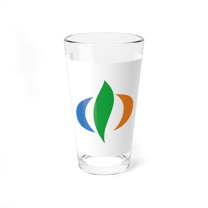 Flag of Chuo Yamanashi (Japan) Pint Glass 16oz