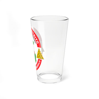 Escudo de mi peru (Peru) (Coat of Arms) Pint Glass 16oz