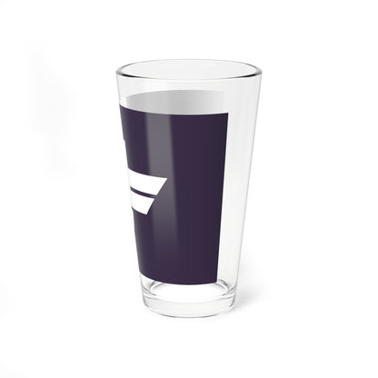 Flag of Masaki Ehime (Japan) Pint Glass 16oz