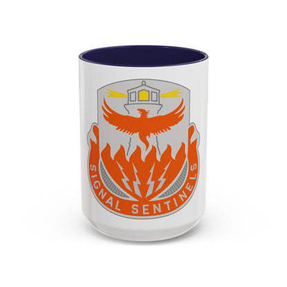 156 Signal Battalion (U.S. Army) Accent Coffee Mug