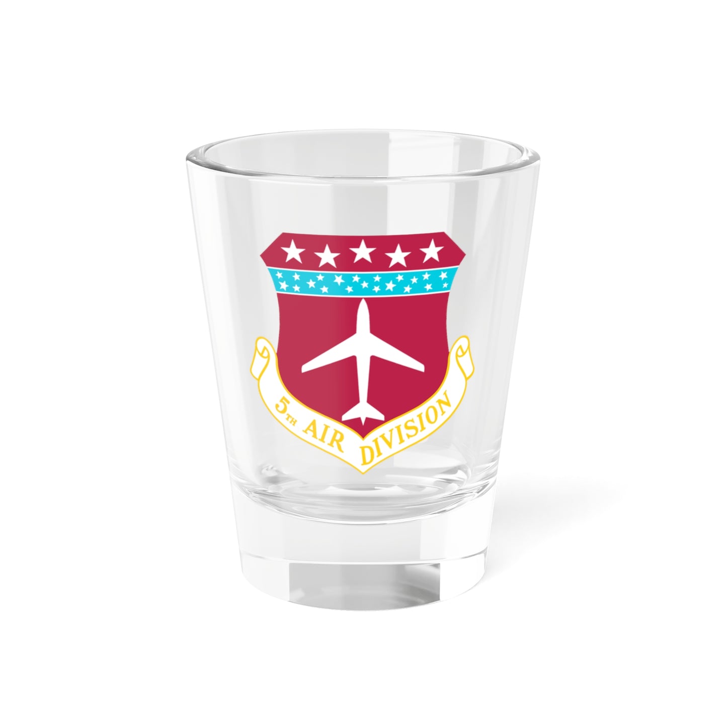 5th Air Division (U.S. Air Force) Shot Glass 1.5oz