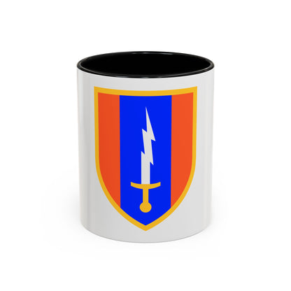 1st Signal Brigade (U.S. Army) Accent Coffee Mug