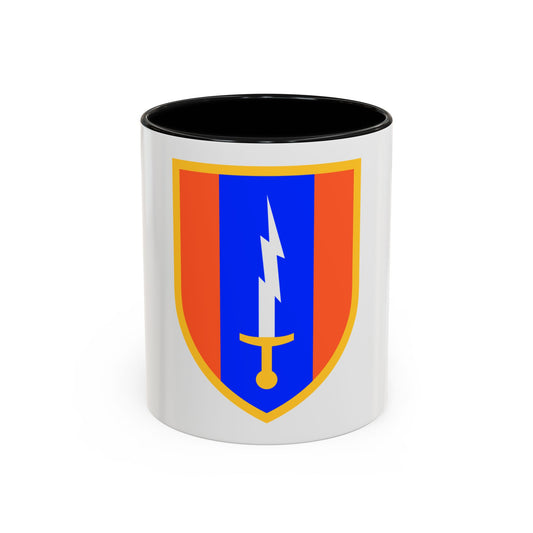 1st Signal Brigade (U.S. Army) Accent Coffee Mug
