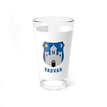 Flag of Vasvar (Hungary) Pint Glass 16oz