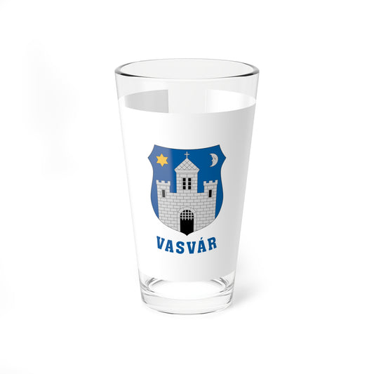 Flag of Vasvar (Hungary) Pint Glass 16oz