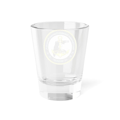 Verre à liqueur du commandement des opérations d'information de la marine Pensacola FL US Tenth Fleet (US Navy) 1,5 oz