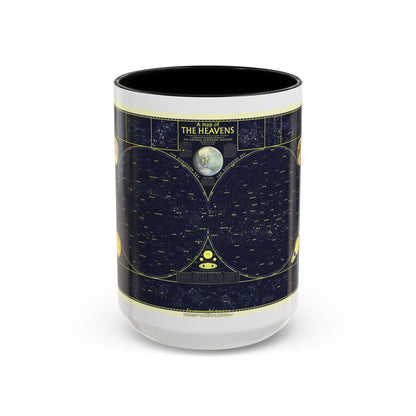 Heavens, The 1 (1957) (Map) Accent Coffee Mug