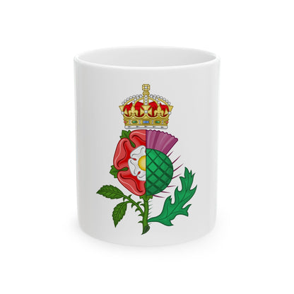 Union of the Crowns Royal Badge - White Coffee Mug