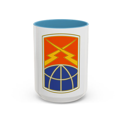 160 Signal Brigade 3 (U.S. Army) Accent Coffee Mug