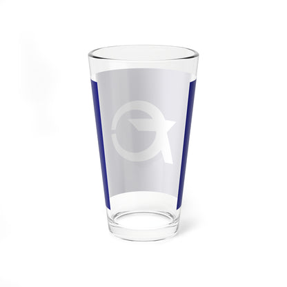 Flag of Oshika Nagano (Japan) Pint Glass 16oz
