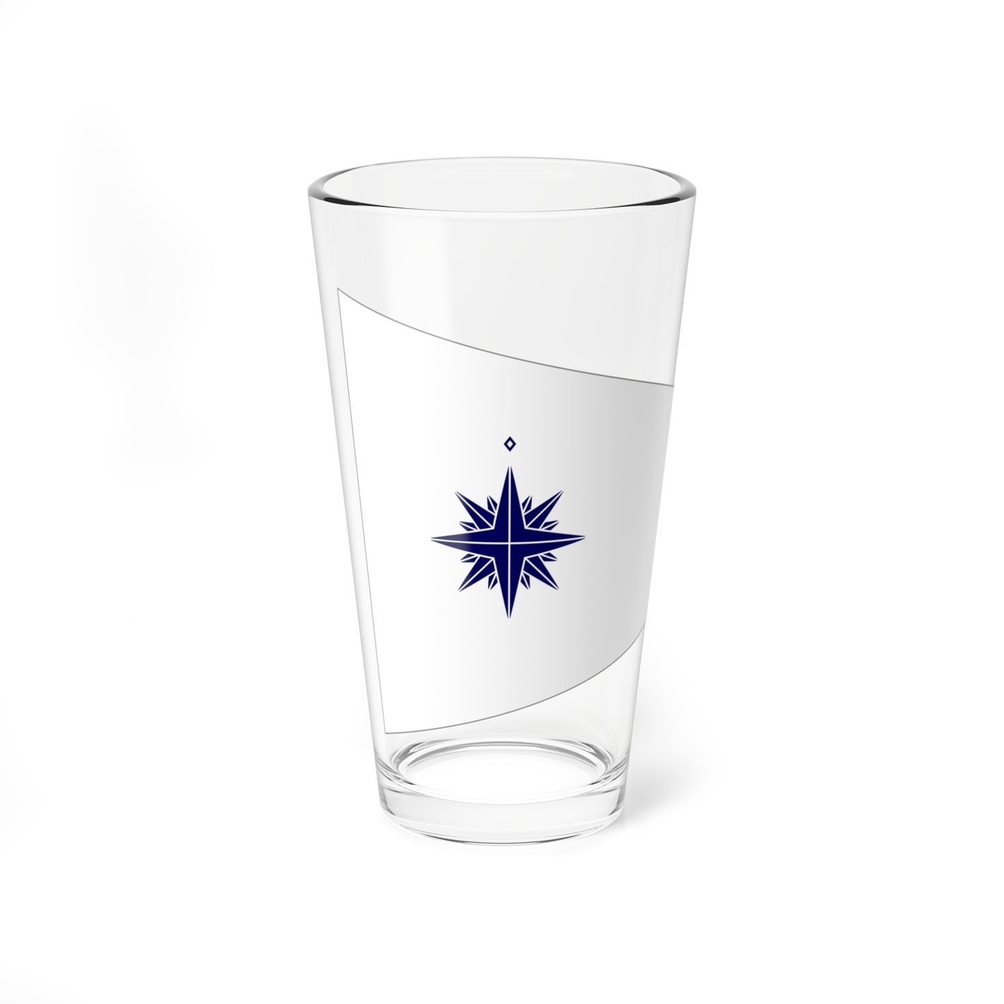 Flag of Commander Japan Coast Guard-bordered (Japan) Pint Glass 16oz