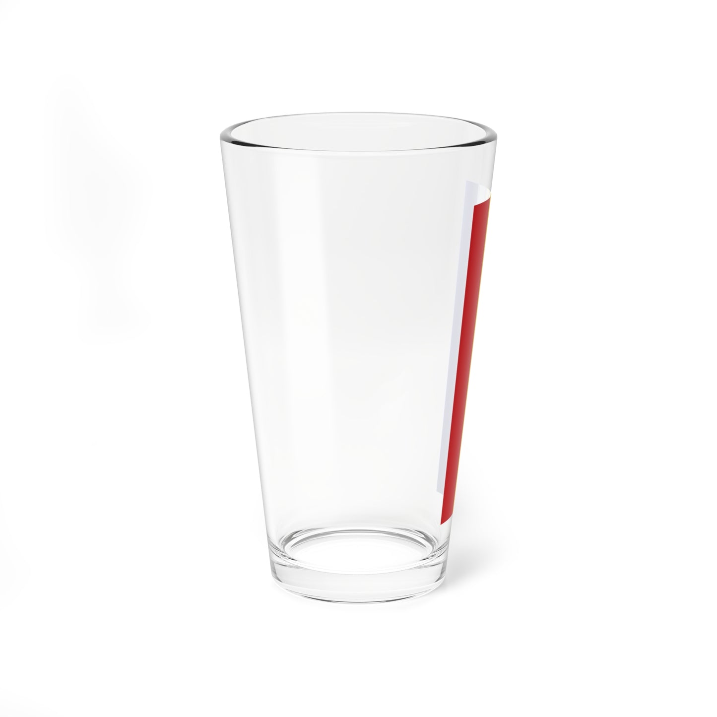 Flag red yellow blue 2x5 (Germany) Pint Glass 16oz