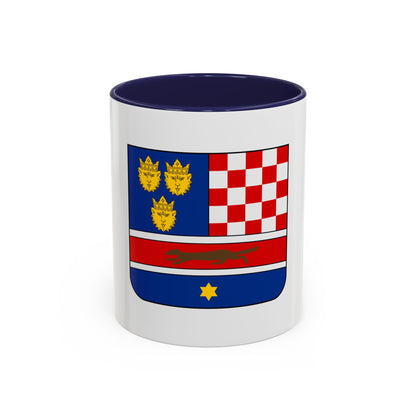 Coat of arms of Croatia (State of Slovenes, Croats and Serbs) - Accent Coffee Mug
