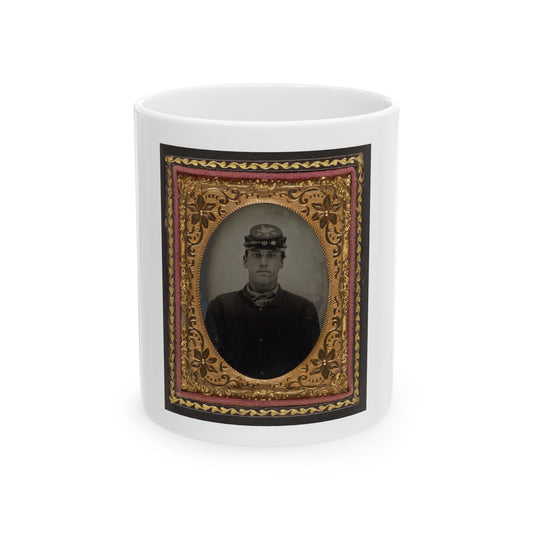 Lorenzo Hawkins Of Company I, 12th Regiment New Hampshire Volunteers (U.S. Civil War) White Coffee Mug