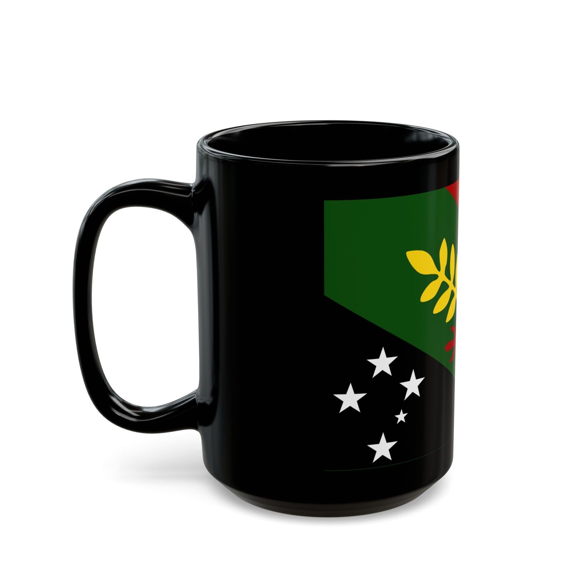 Flag of Chimbu Papa New Guinea - Black Coffee Mug-Go Mug Yourself