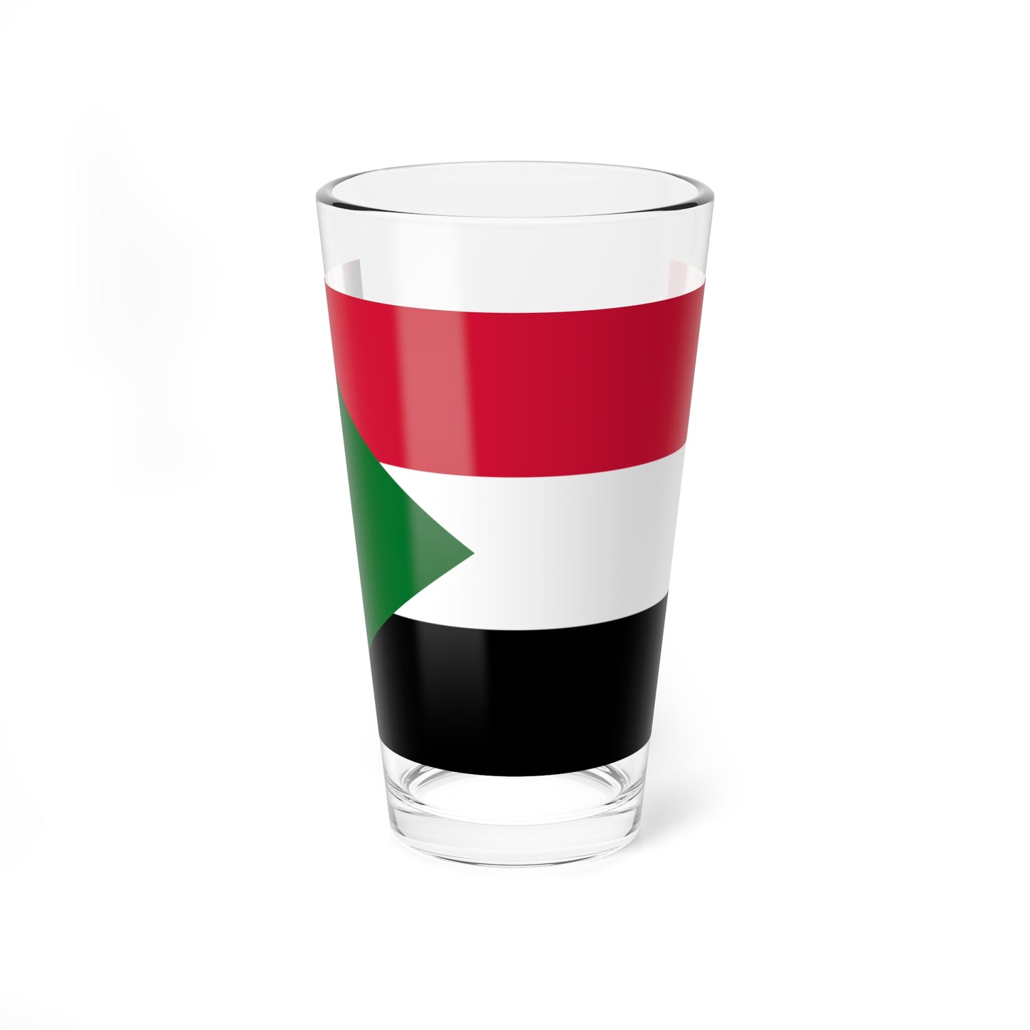 Flag of Sudan 2-3 (Sudan) Pint Glass 16oz