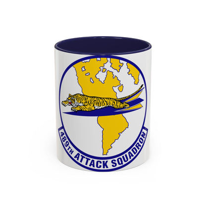 489 Attack Sq ACC (U.S. Air Force) Accent Coffee Mug