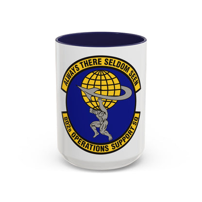 802d Operations Support Squadron (U.S. Air Force) Accent Coffee Mug