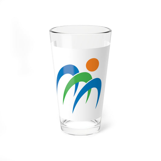 Flag of Minami Tokushima (Japan) Pint Glass 16oz