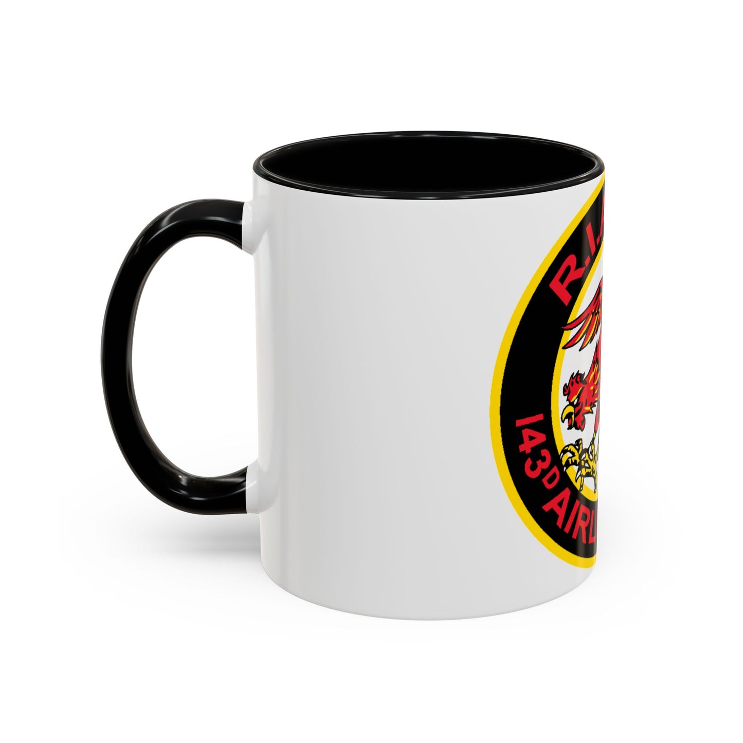 R.I.A.N.G. 143rd Airlift Sq (U.S. Air Force) Accent Coffee Mug