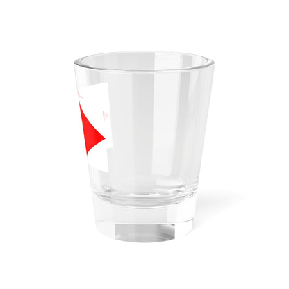 Army Rank Flag of Denmark - King (Denmark) Shot Glass 1.5oz