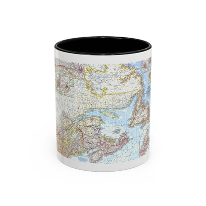 Canada - Eastern (1967) (Map) Accent Coffee Mug