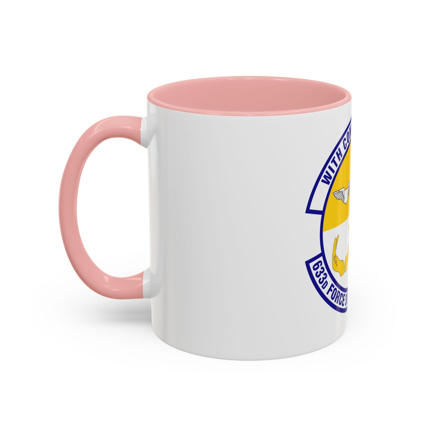 633d Force Support Squadron (U.S. Air Force) Accent Coffee Mug