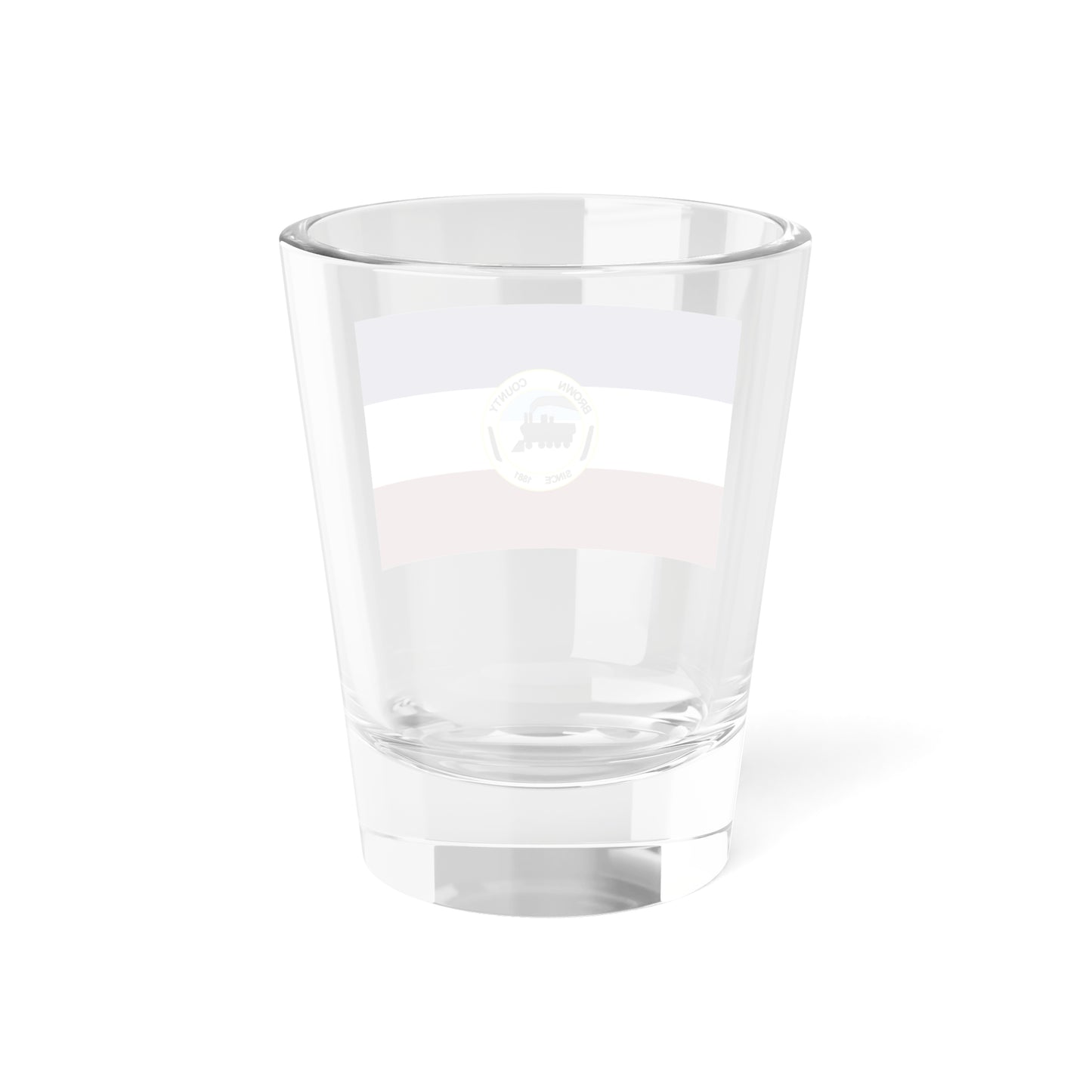 Flag of Brown County South Dakota (United States) Shot Glass 1.5oz