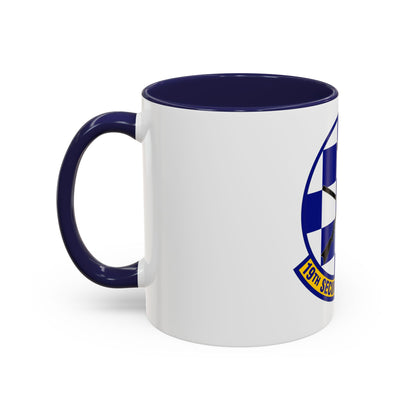 19 Security Forces Squadron AMC (U.S. Air Force) Accent Coffee Mug