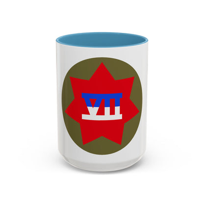 VII Corps (U.S. Army) Accent Coffee Mug