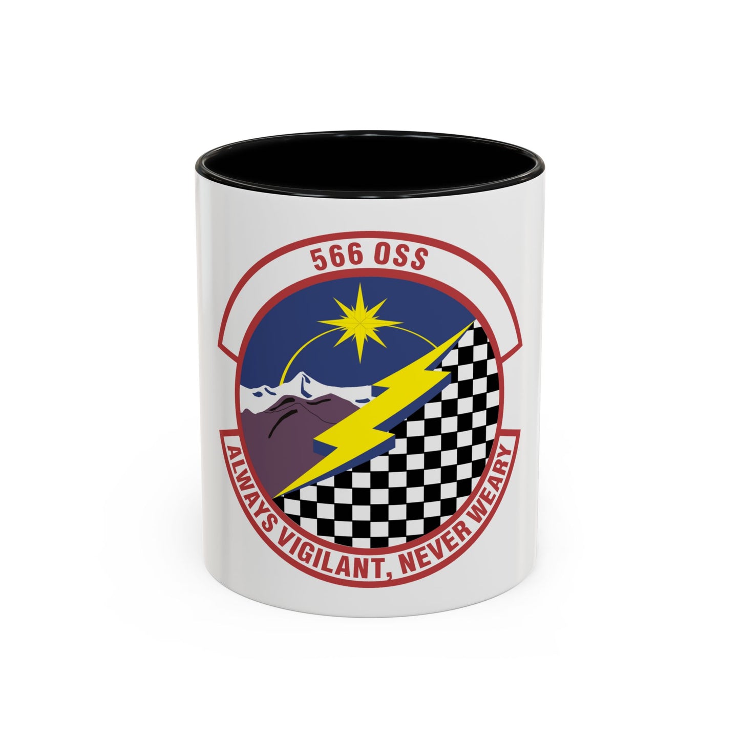 566th Operations Support Squadron (U.S. Air Force) Accent Coffee Mug