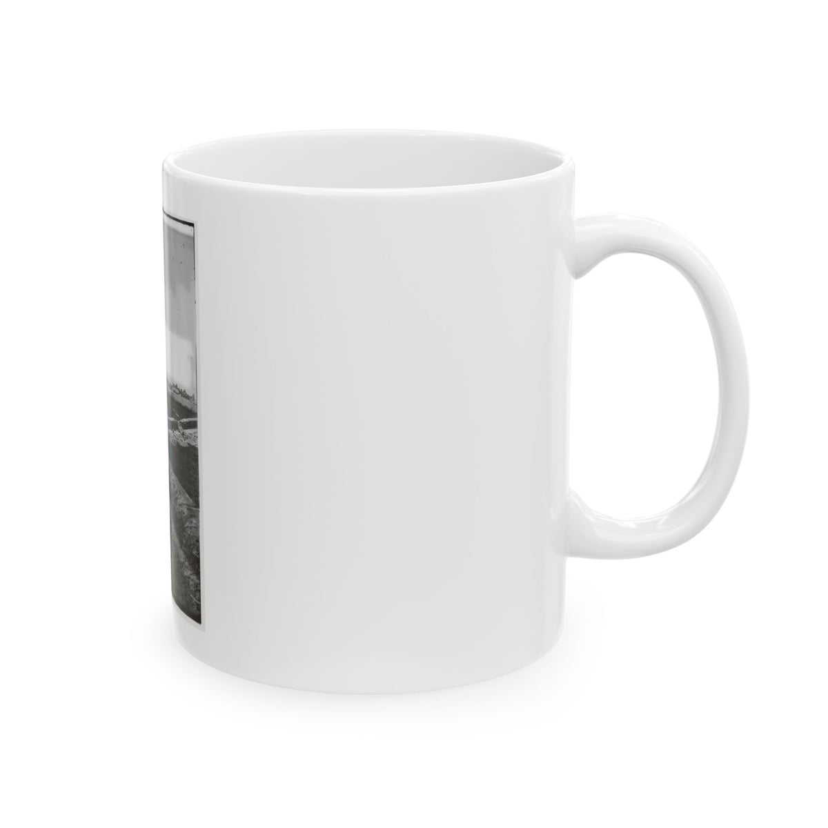 Untitled 004(2) (U.S. Civil War) White Coffee Mug