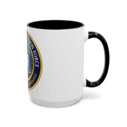 Cyber National Mission Force (U.S. Army) Accent Coffee Mug