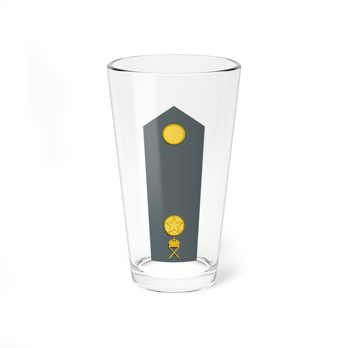Sweden Army OR 6a M1987 (Sweden) (Military Rank) Pint Glass 16oz