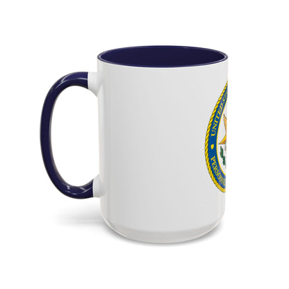 USCG Personnel Service Center (U.S. Coast Guard) Accent Coffee Mug
