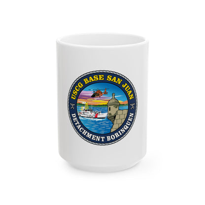 USCG Base San Juan (U.S. Coast Guard) White Coffee Mug