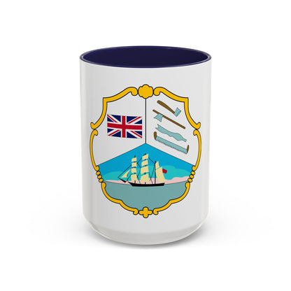 Coat of arms of British Honduras (1819-1907) - Accent Coffee Mug