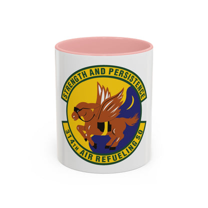 314th Air Refueling Squadron (U.S. Air Force) Accent Coffee Mug