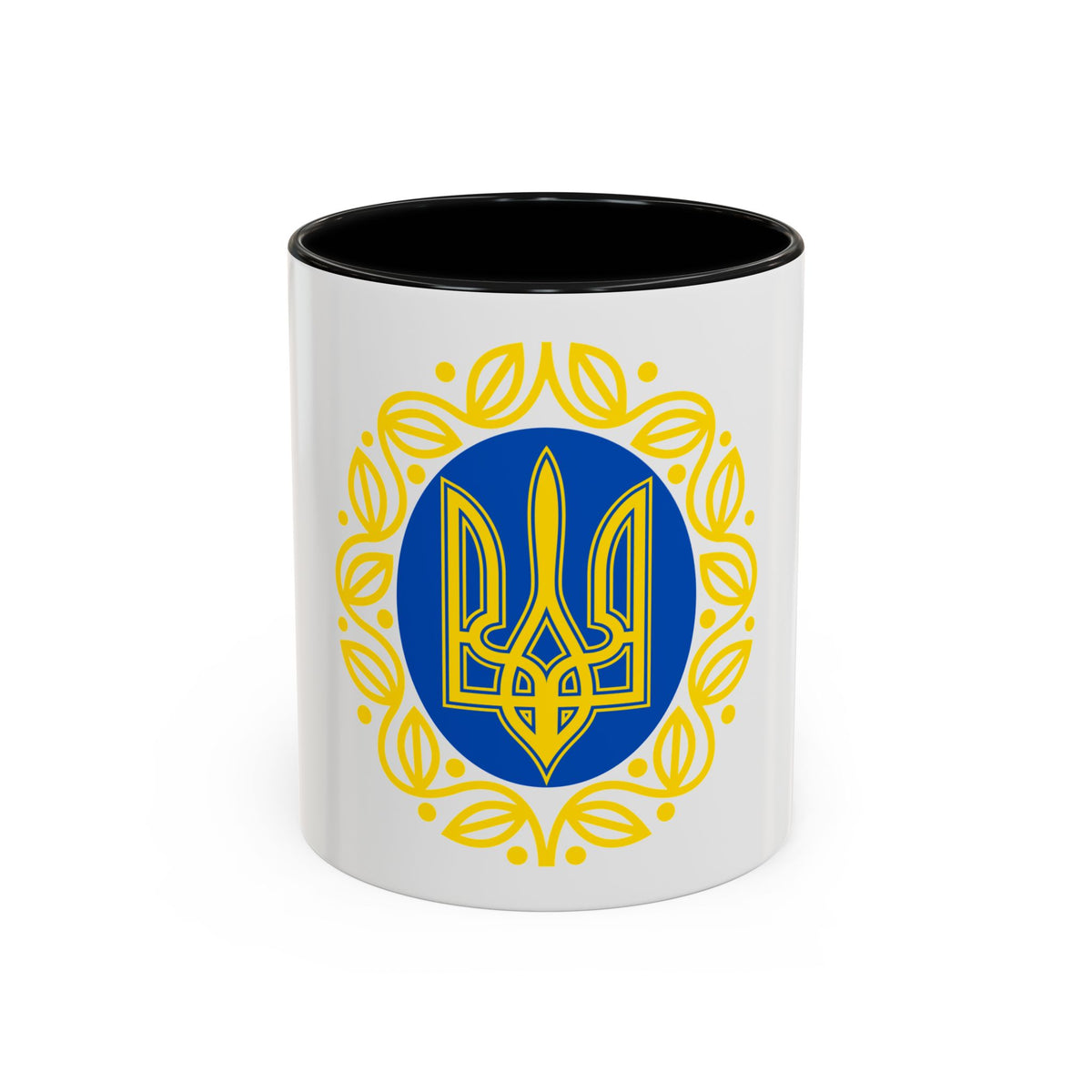 Coat of arms of Ukrainian People's Republic - Accent Coffee Mug
