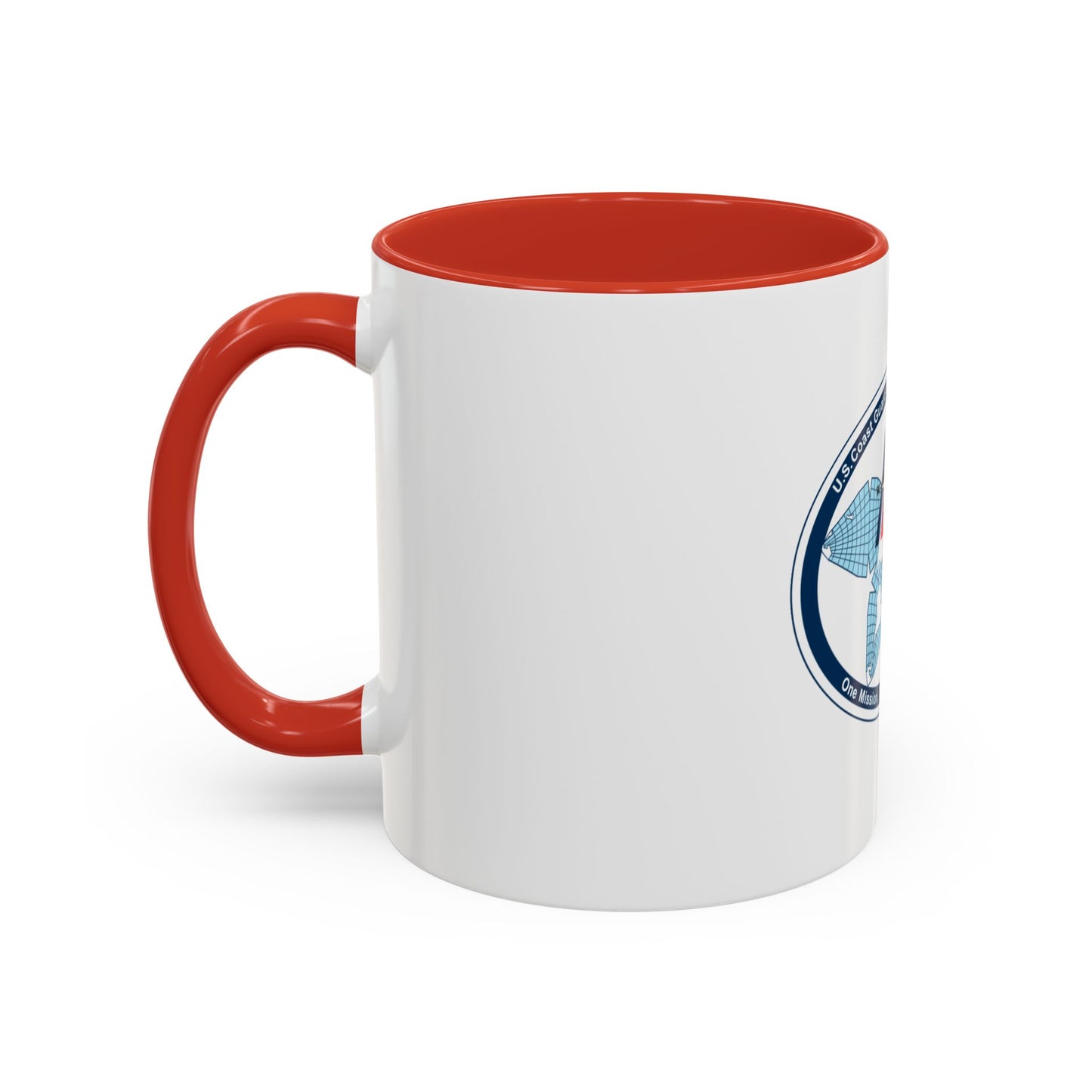 USCG National Matitime Center (U.S. Coast Guard) Accent Coffee Mug
