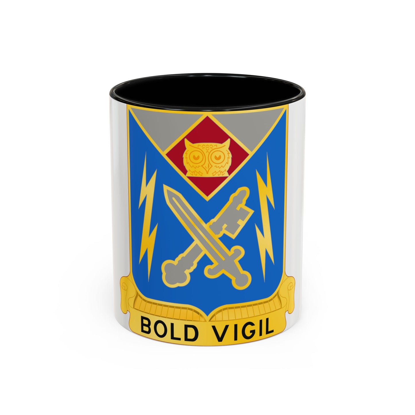 Tasse à café décorative du 105e bataillon du renseignement militaire (armée américaine)