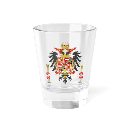 Greater Coat of Arms of Charles V Holy Roman Emperor Charles I as King of Spain (Germany) (Coat of Arms) Shot Glass 1.5oz