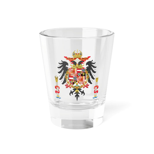Greater Coat of Arms of Charles V Holy Roman Emperor Charles I as King of Spain (Austria) (Coat of Arms) Shot Glass 1.5oz