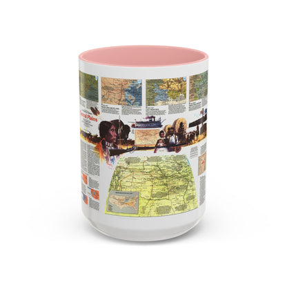 USA - Central Plains 2 (1985) (Map) Accent Coffee Mug