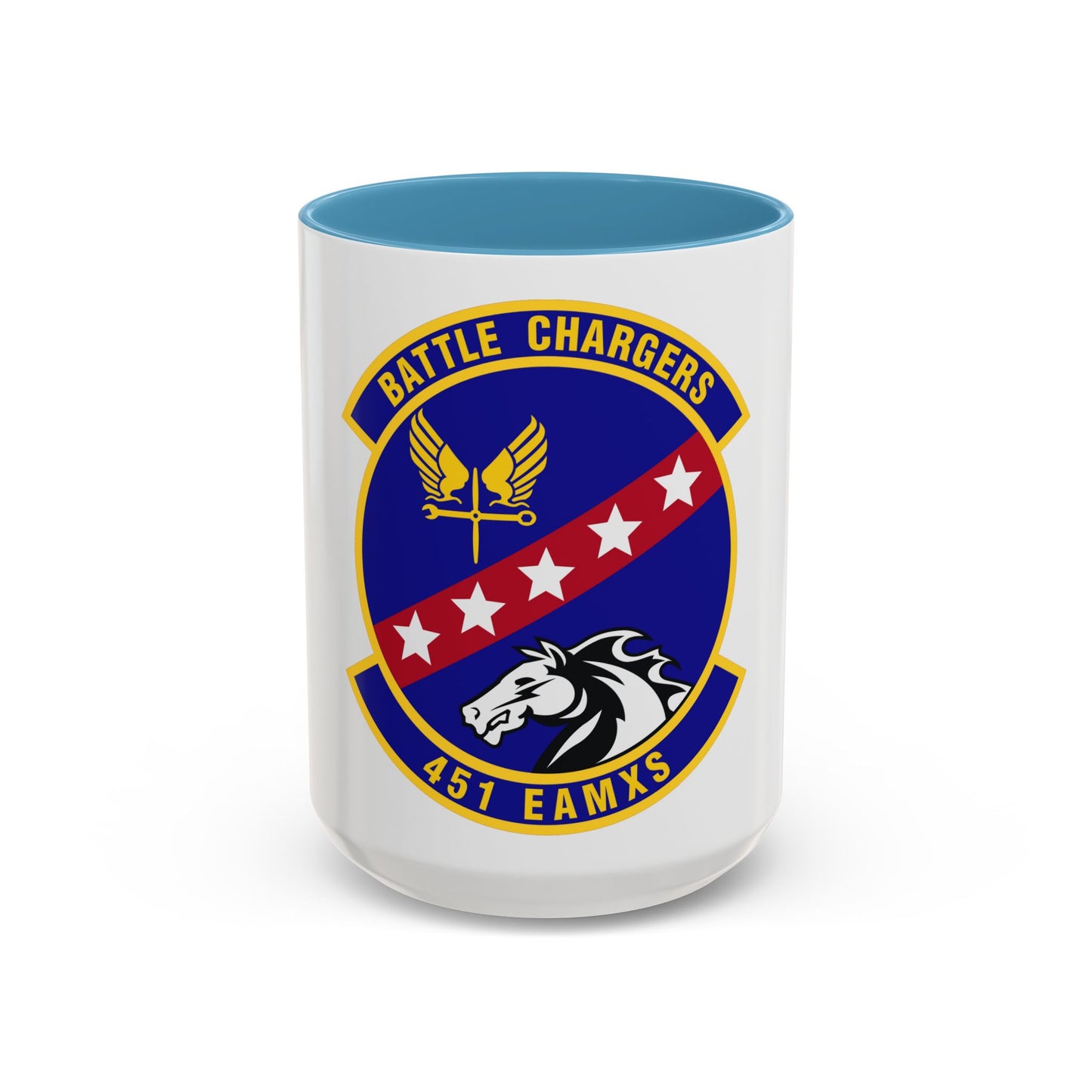 451st Expeditionary Aircraft Maintenance Squadron (U.S. Air Force) Accent Coffee Mug