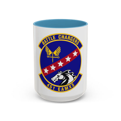 451st Expeditionary Aircraft Maintenance Squadron (U.S. Air Force) Accent Coffee Mug