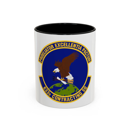 633d Contracting Squadron (U.S. Air Force) Accent Coffee Mug