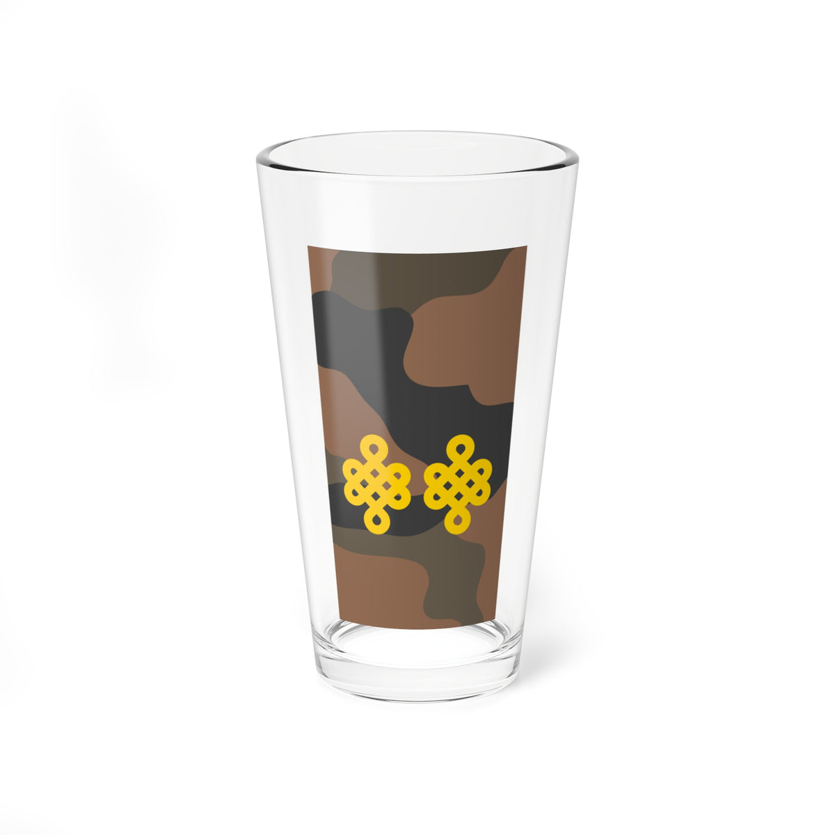 Mongolian Army LTC field 1998 2011 (Mongolia) (Military Rank) Pint Glass 16oz