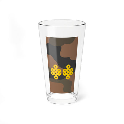 Mongolian Army LTC field 1998 2011 (Mongolia) (Military Rank) Pint Glass 16oz