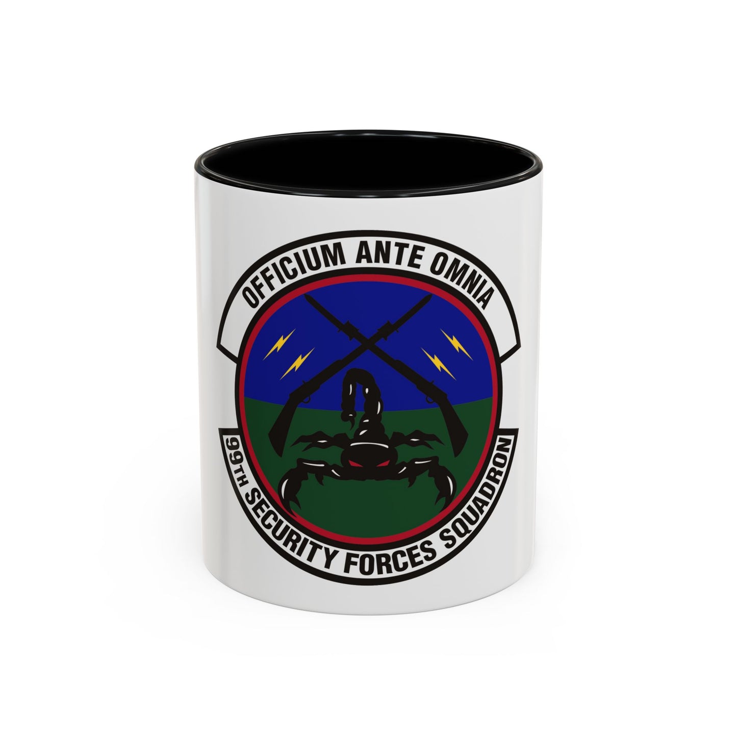 99th Security Forces Squadron (U.S. Air Force) Accent Coffee Mug